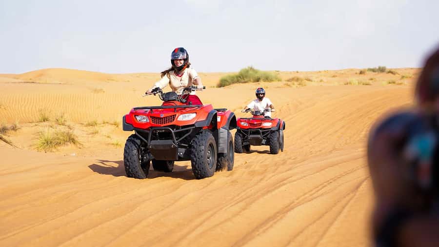 Dubai: Quad & ATV Bike, Red Dune Desert and Safari Adventure - The five-minute camel ride