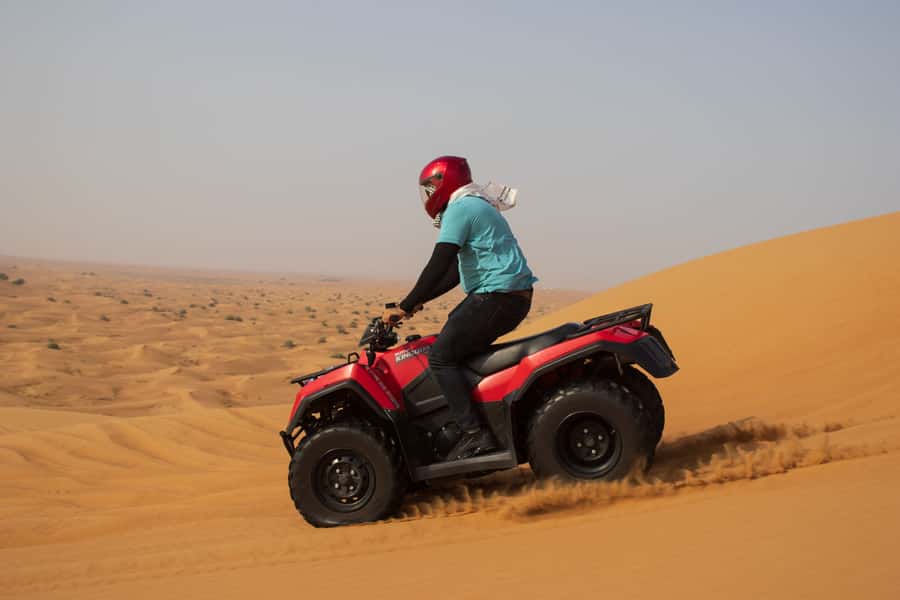 Dubai: Quad & ATV Bike, Red Dune Desert and Safari Adventure - What happens during the 2.5-hour camp visit