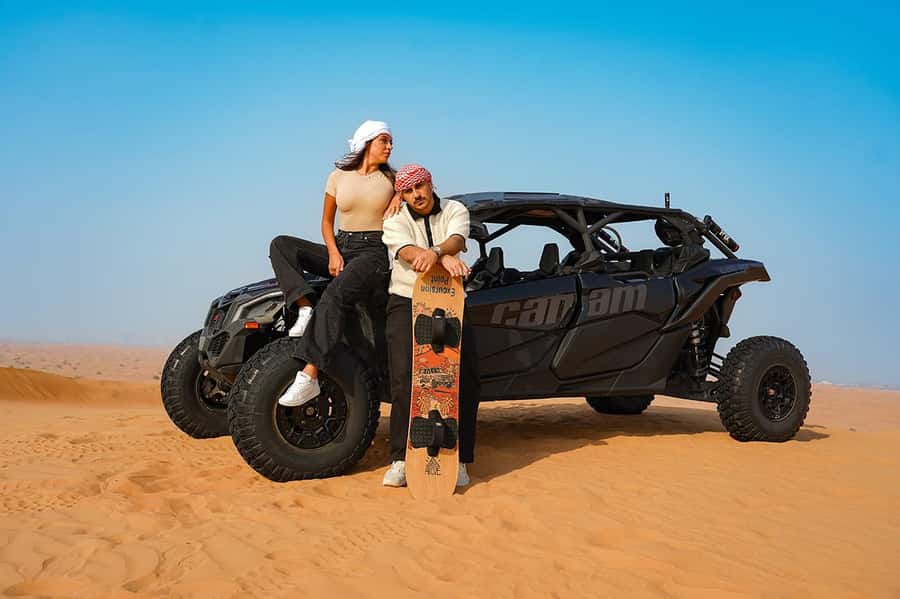 Dubai: Quad Bike, Dune Buggy, and Sandboarding Experience - Quad Bikes Across the Sand