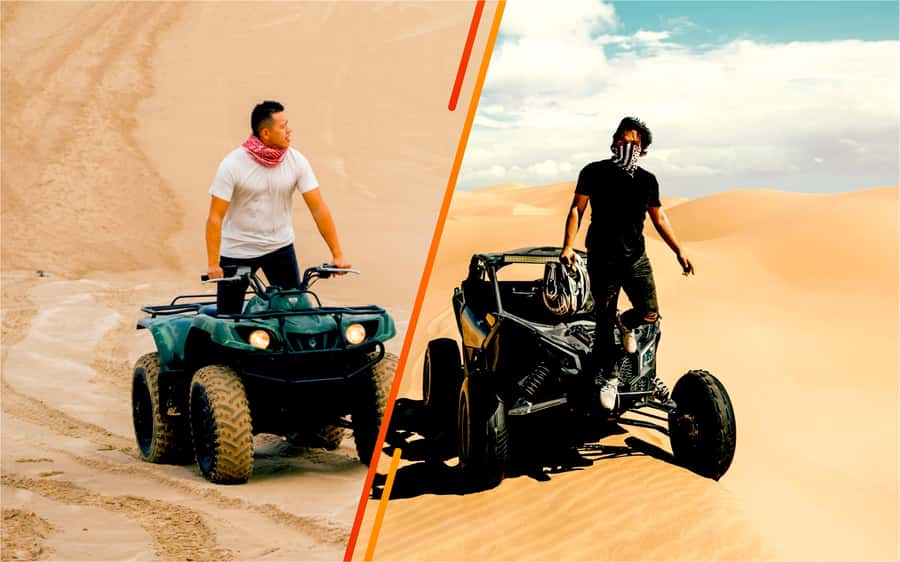 Dubai: Quad Bike or Dune Buggy Adventure & Optional Transfer - Key points at a glance