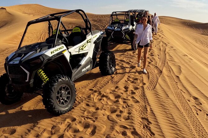 Dubai Red Dune Desert Safari, Buggy Ride & BBQ Buffet Dinner - BBQ dinner, drinks, and the VIP table choice