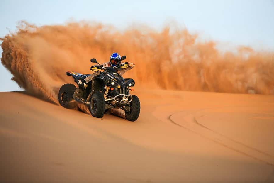 Dubai: Red Dune Safari, Quad Bike, Camel Ride, BBQ Dinner - Dune Bashing Across the Red Sands