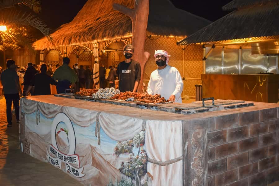 Dubai: Red Dune Safari, Quad Bike, Camel Ride, BBQ Dinner - BBQ Dinner and Evening Shows