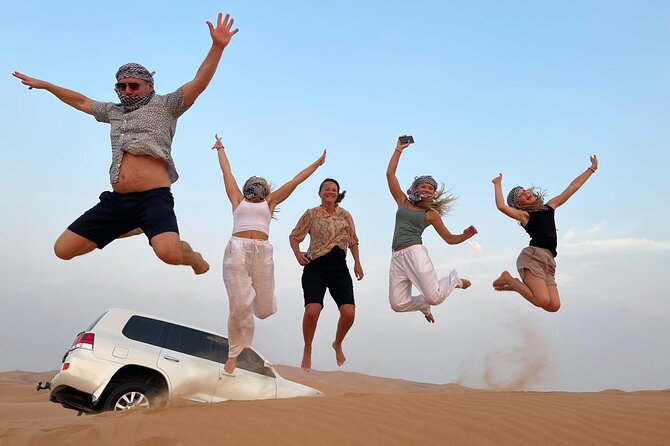 Dubai Red Dunes Afternoon Desert Safari with Camel Ride - BBQ buffet dinner and live evening shows