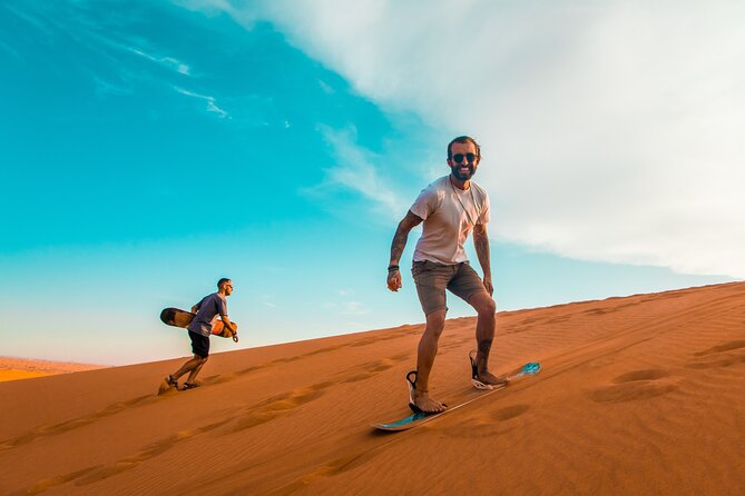 Dubai Red Dunes Desert Safari, Quad Bike, Camels at Al Khayma - Dune bashing across Lahbab’s red sand