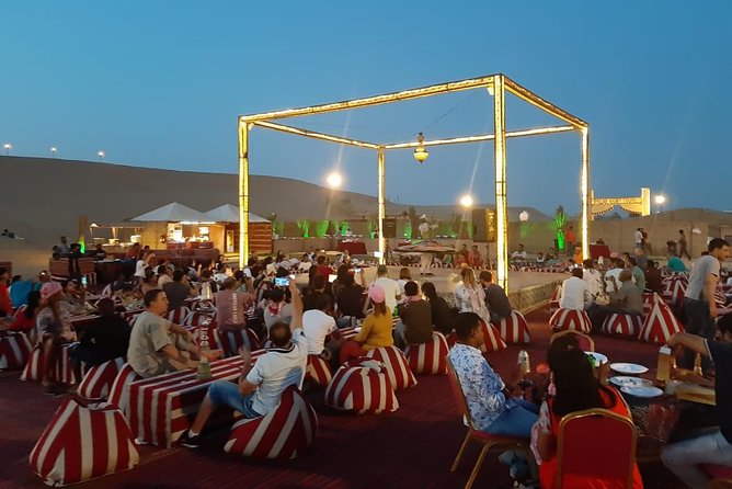 Dubai Red Dunes Desert Safari : Sandboarding, BBQ & Live Shows - Dance performances and the light show
