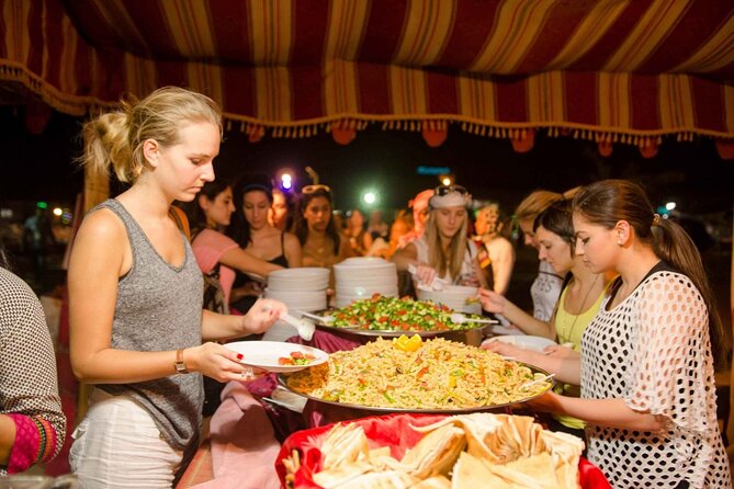 Dubai Red Dunes Desert Safari, With BBQ, Camel Ride, Sand Boarding And Much More - Arabic hospitality, sheesha, and the buffet dinner