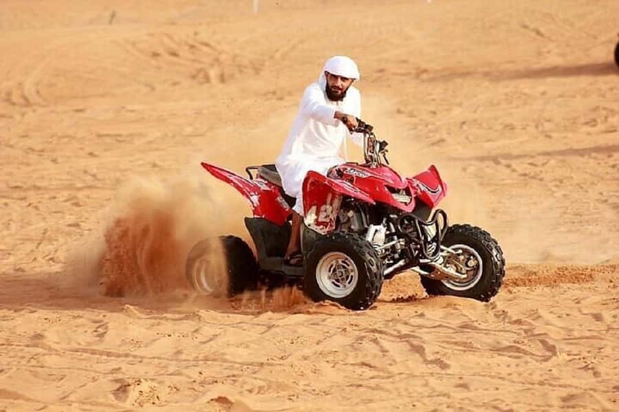 Dubai: Red Dunes Evening Quad Bike, Dune Blast with BBQ - Booking details to check before you pay