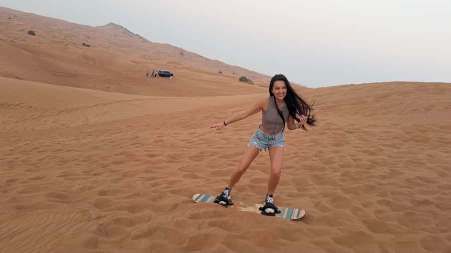 Dubai: Red Dunes Evening Quad Bike, Dune Blast with BBQ - From Dubai or Sharjah to the Lahbab desert