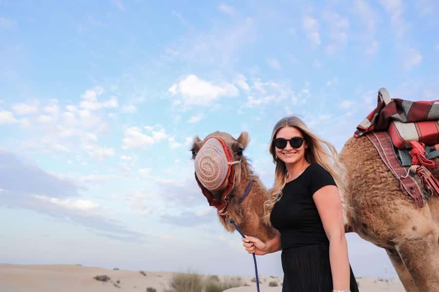Dubai: Red Dunes Quad Bike, Dune Buggy, Camel & Refreshments - The camel ride, short but worthwhile