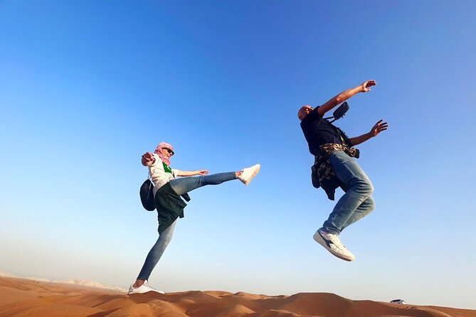 Dubai Red Dunes Safari, ATV, Camel ride, BBQ at Desert Camp - From Dubai hotels to Lahbab’s red dunes