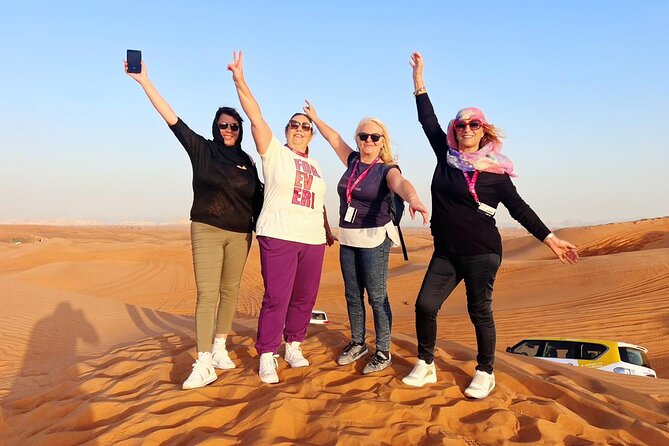 Dubai Red Dunes Safari, ATV, Camel ride, BBQ at Desert Camp - Reaching the desert camp after sunset