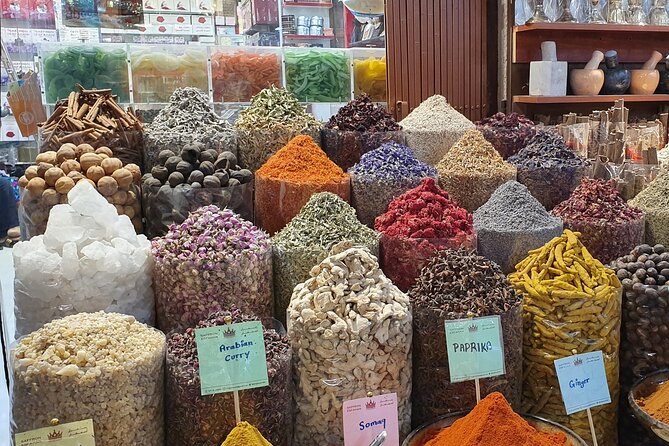 Dubai's Favourite Food & Historic walking Tour - Gold and spice souks, with practical context