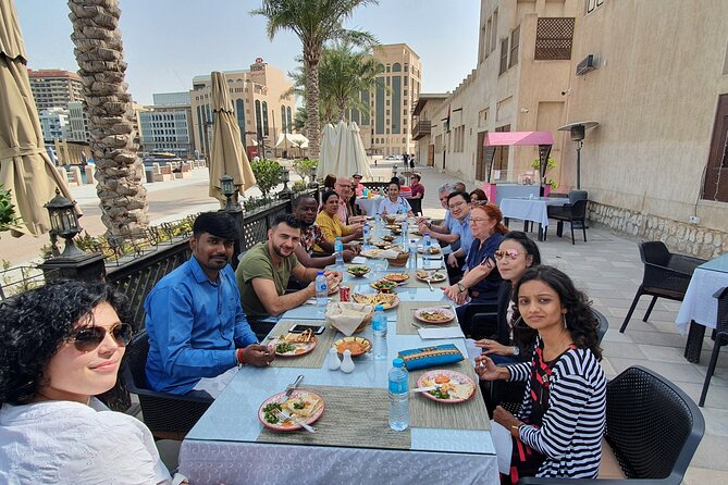 Dubai's Favourite Food & Historic walking Tour - The main food stops: shawarma, mutabal, and tabbouleh