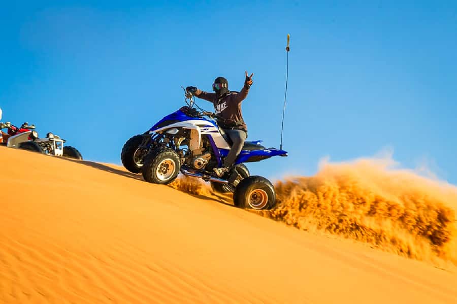 Dubai: Safari, Quad Bike, Camel Ride, and Buffet Dinner - A practical start from Dubai, Sharjah, or Ajman