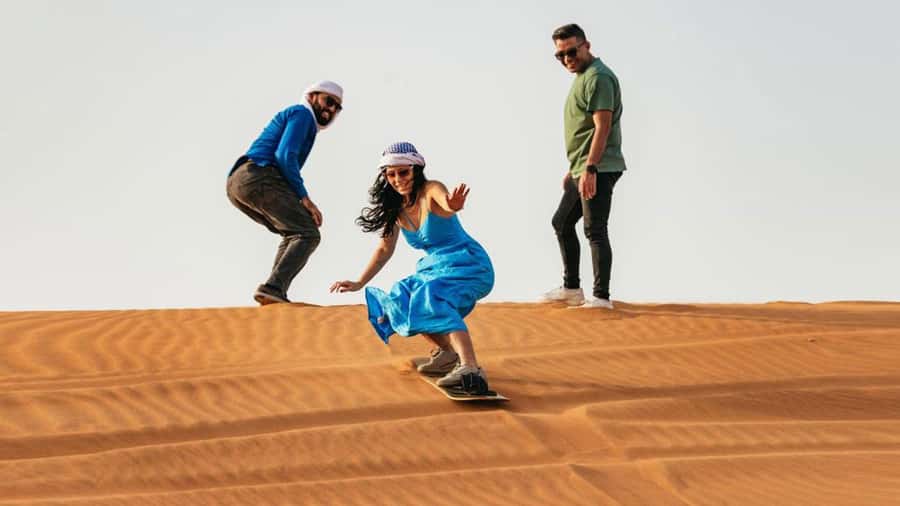 Dubai: Sandboarding, Camel Ride and Red Dune Bashing - The five-minute camel ride