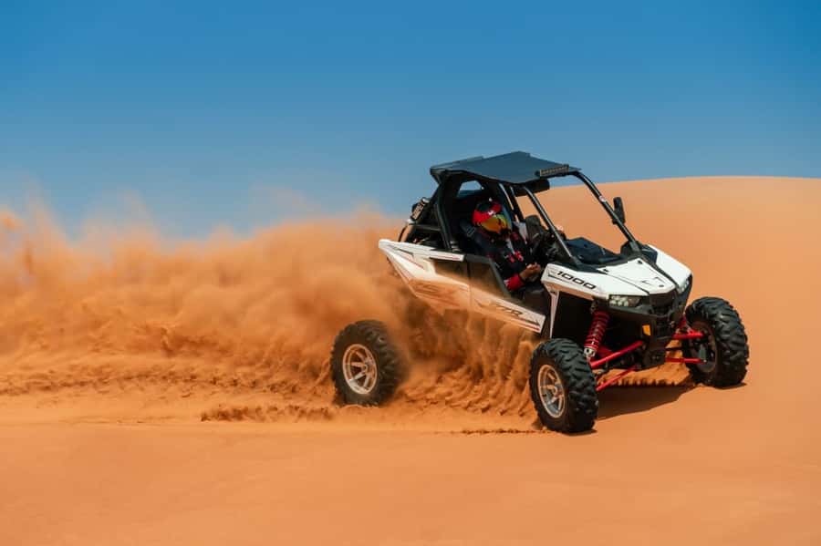 Dubai: Self-Drive 4WD Dune Buggy Guided Desert Adventure - Big Red, Pink Rock, and the thrill of the sand
