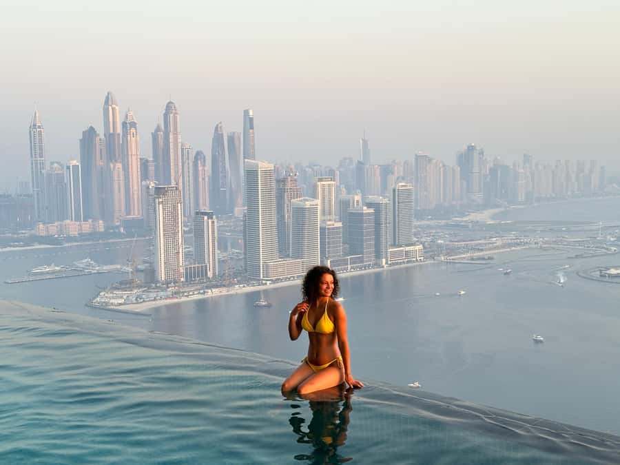Dubai: Sky Pool and Palm Observatory Access - What the Sky Pool experience feels like