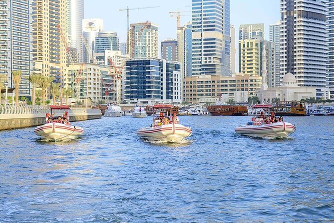 Dubai Speedboat Tour, Marina, Atlantis, Palm & Burj Al Arab - Burj Al Arab gives you the classic Dubai photograph