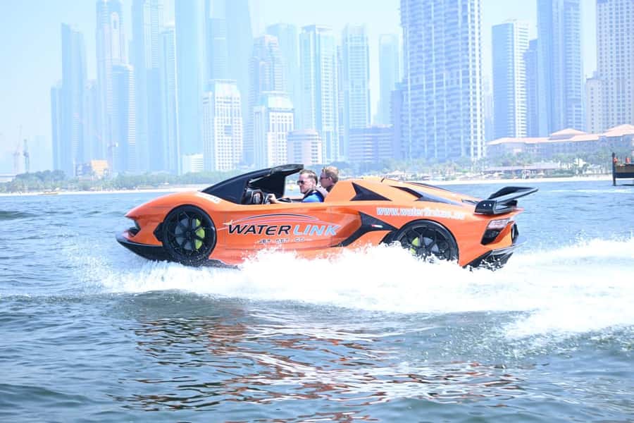 Dubai: Splash & Thrill | 20min Jet Car DXB Harbour - Meeting the Jet Car at Dubai Harbour Yacht Club