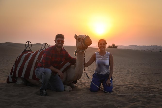 Dubai: Sunset Camel Trek, Al Khayma Camp, Stargazing & BBQ - Arriving at Al Khayma Camp