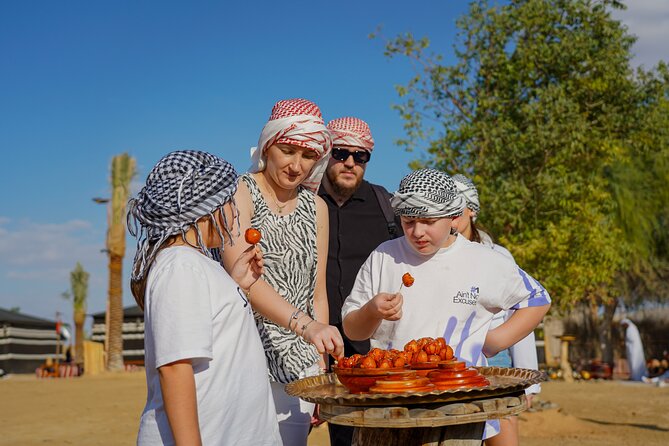 Dubai: Sunset Camel Trek, Al Khayma Camp, Stargazing & BBQ - Horse shows, dance, falconry, and fire