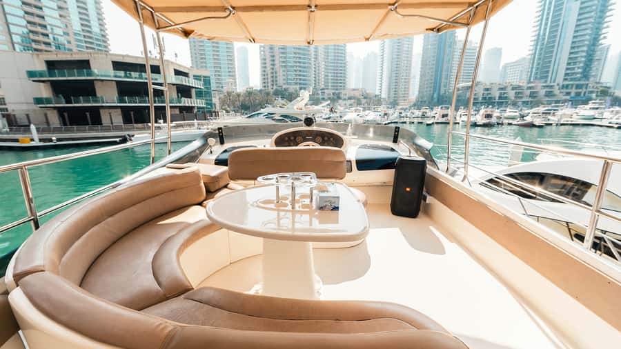 Dubai: Sunset & Night Cruise with Bites and Drinks - Jumeirah Beach Residence and the open water
