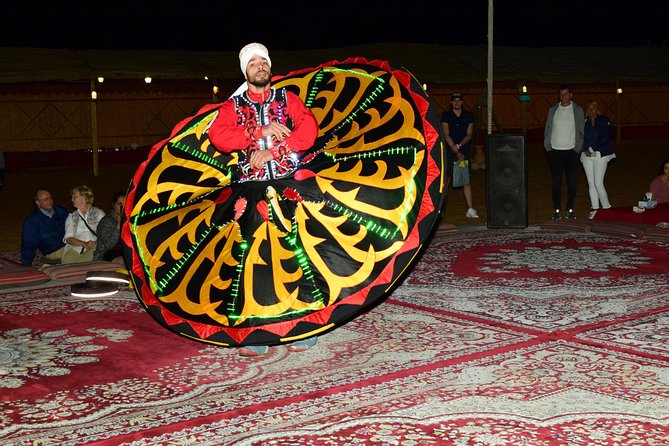 Dubai Super Saver: Desert Camp Experience by 4x4 and Dhow Dinner Cruise - Buffet food, drinks, and the pace on board