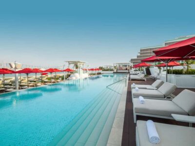 The Palm 3-Course Set Menu Meal and Beach Club Access