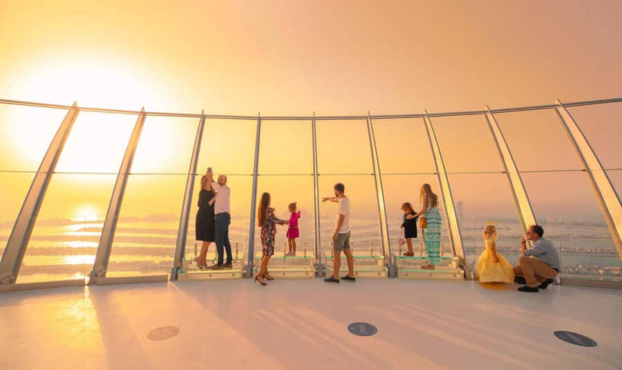 Dubai: The View At The Palm Ticket & 1.5 Afternoon Yacht - Reaching 787 feet at The View at the Palm