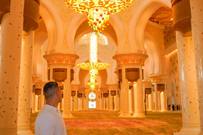 Dubai To Abu Dhabi: Grand Mosque, Royal Palace & Etihad Towers - Lunch at the mosque keeps the day moving