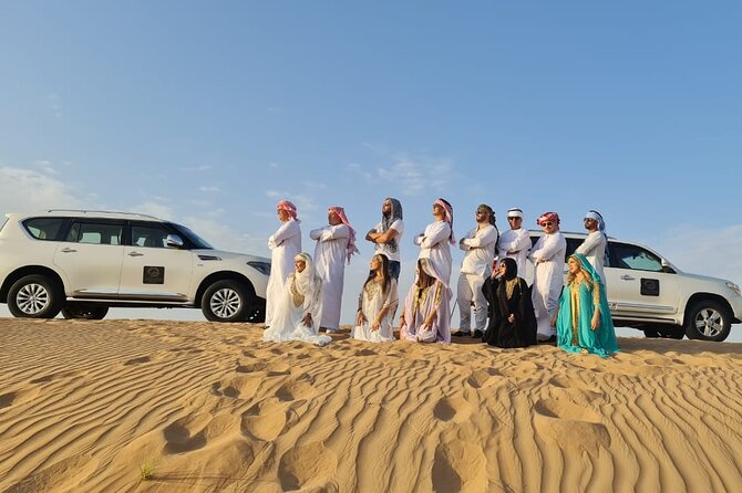 Dubai: Unique MORNING 4WD Red Dunes Safari - The short camel ride