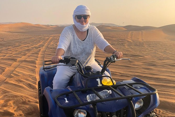Dubai: Unique MORNING Quad Bike Red Dunes Safari - Leaving Dubai for Lahbab