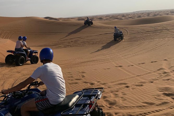 Dubai: Unique SUNSET Quad Bike Red Dunes Safari - Group size, comfort, and the pace of the day