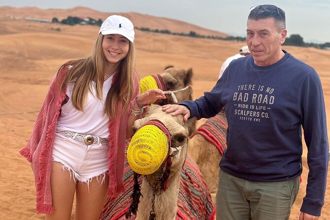 Dubai VIP Desert Safari & Sunset , Camel Ride, Premium dinner - Sunset over the Dubai desert