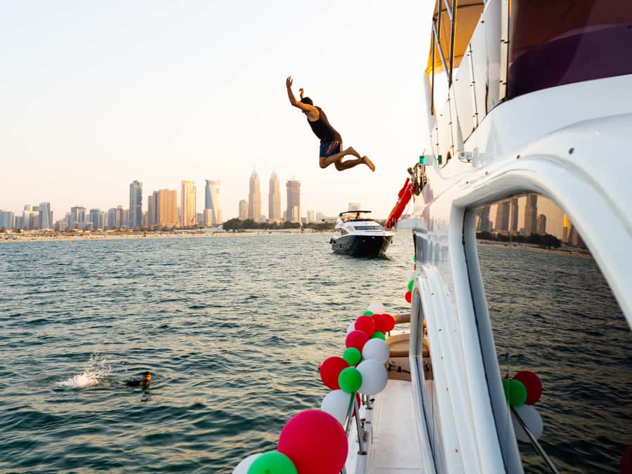 Dubai: Yacht Cruise with Swimming, Snorkeling and BBQ Lunch - What the Crew Adds to the Day