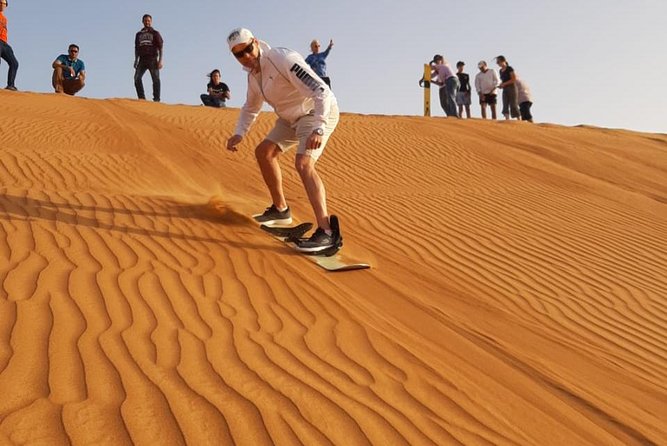 Dune Bashing with Quad Bike and Sand Boarding from Dubai - Getting ready at the desert base