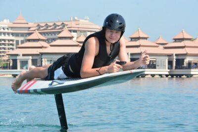 E-foil Audi in Dubai Palm Jumeirah by Water World Sports