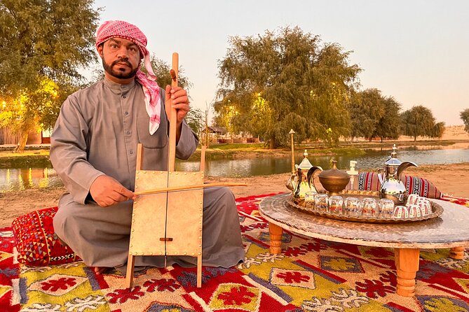Evening Camel Caravan, Bedouin Dinner with Al Marmoom Oasis - The 45-minute camel caravan