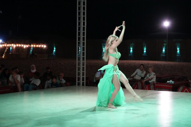 Evening Desert Safari Abu Dhabi - Sand boarding, skiing, and small camp activities