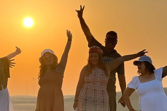 Evening Desert Safari Abu Dhabi with Hot BBQ Dinner - A sunset stop made for photographs