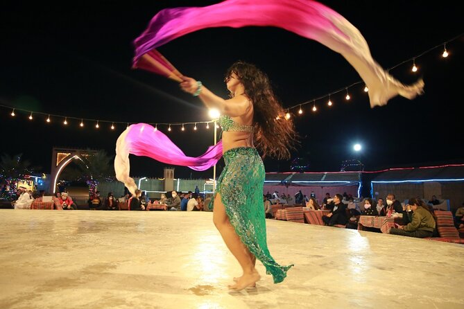 Evening Desert Safari Adventure in Dubai - Camel riding and sandboarding at camp