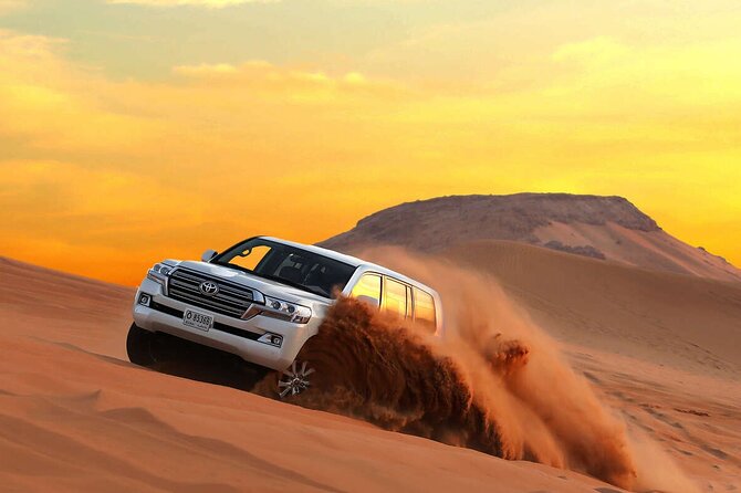 Evening Desert Safari Adventure in Dubai - Heading toward Lahbab in the afternoon