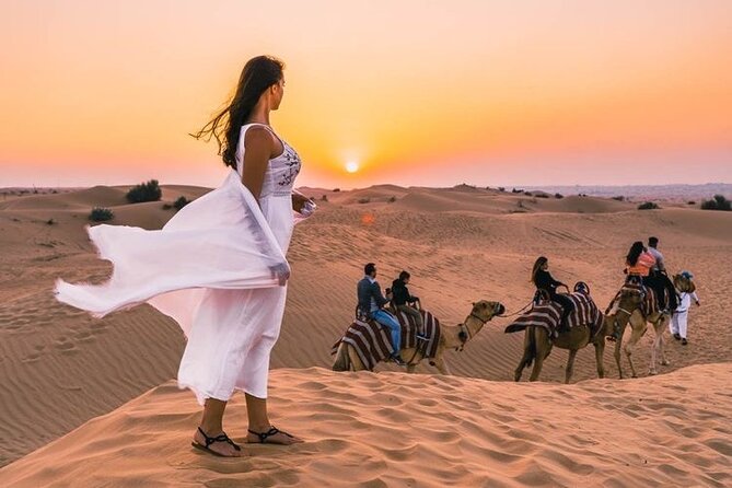 Evening Desert Safari & BBQ With Live Shows,Camel Ride,Falcon pic - Hotel pickup takes the guesswork out of the afternoon