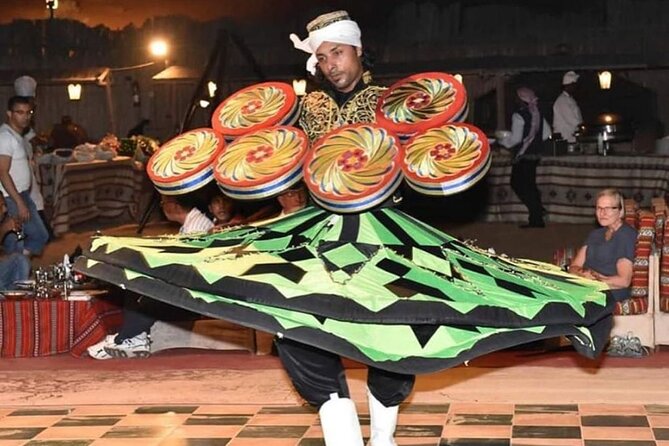 Evening Desert Safari Camel Ride Live Shows Shisha Dinner - The Desert Camp After Sunset