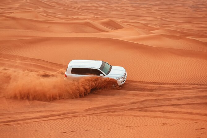 Evening Desert Safari Camel Ride Live Shows Shisha Dinner - Belly Dance, Tanura Dance, and the Fire Show