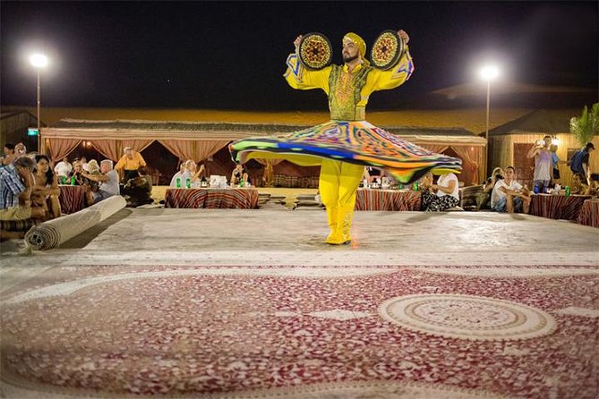Evening Desert Safari Dubai with Belly Dance - Arabic coffee, dates, and the Bedouin-style camp