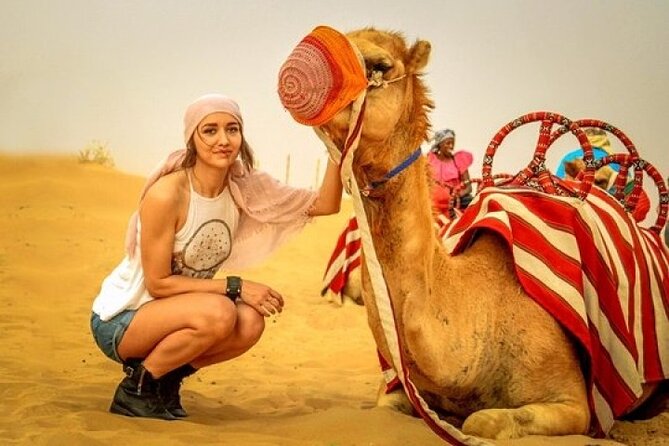 Evening Desert safari Dubai With Quad Bike Ride & BBQ dinner - Arriving at the Arabic camp