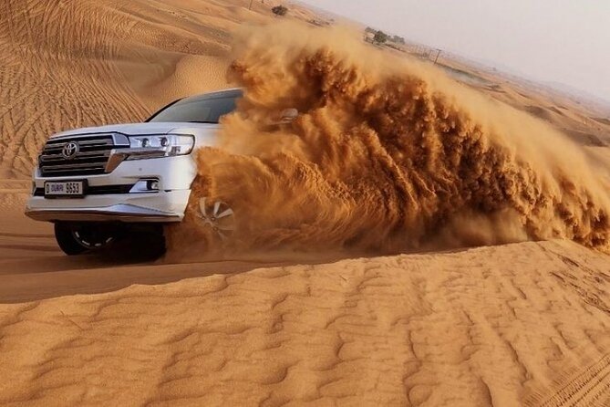 Evening Desert safari Dubai With Quad Bike Ride & BBQ dinner - Sunset photos before the main action