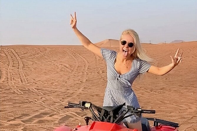 Evening Desert Safari from Dubai with Quad Bike Ride - Buffet dinner with barbecue and unlimited soft drinks